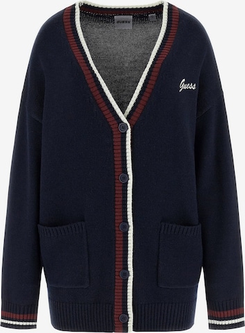 GUESS Strickjacke in Blau: Vorderseite