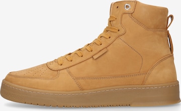 N91 Sneakers laag 'Bball Hi M AN' in Bruin: voorkant