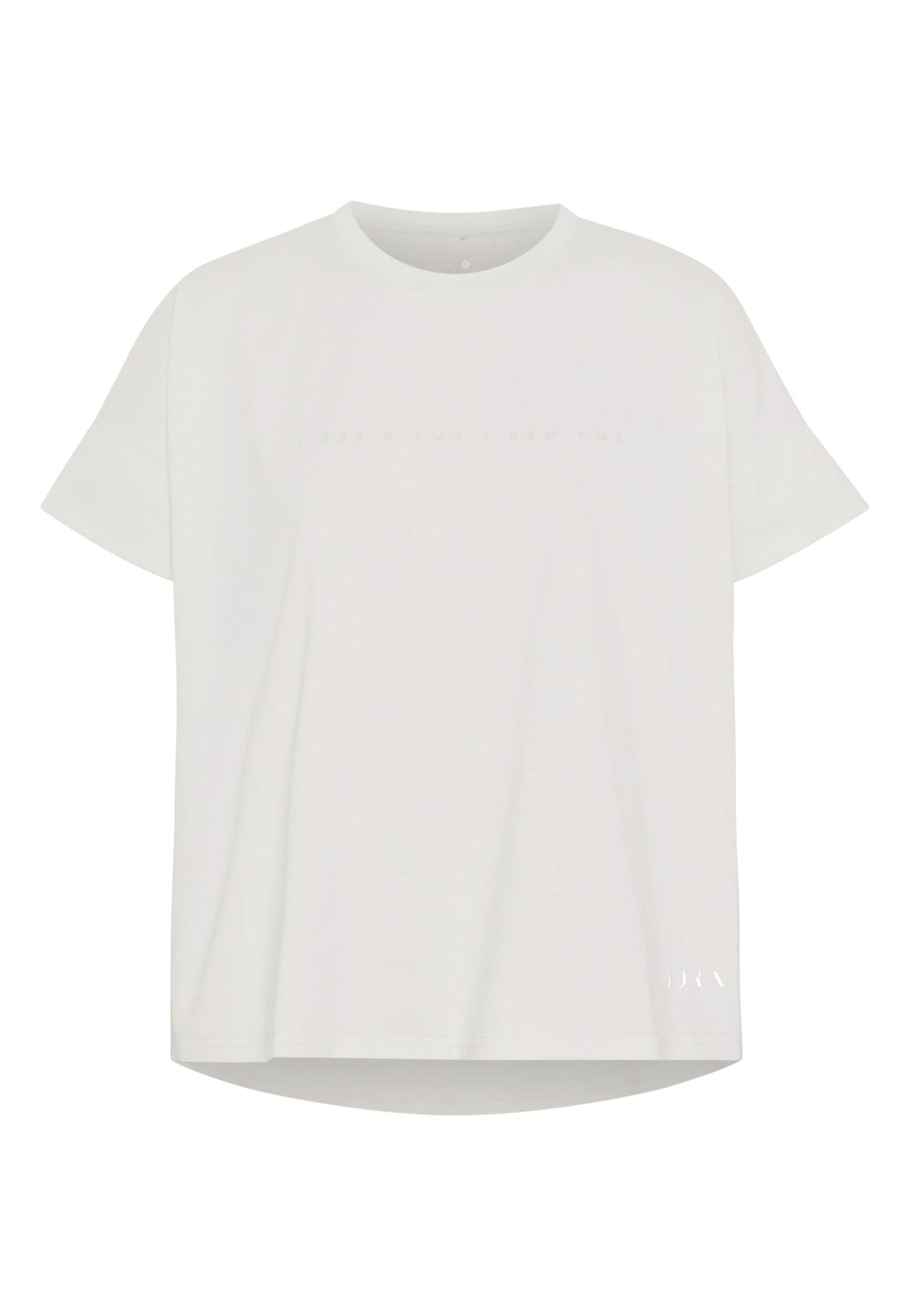 Born Living Yoga T-Shirt 'Mayumi' in Weiß: Vorderseite