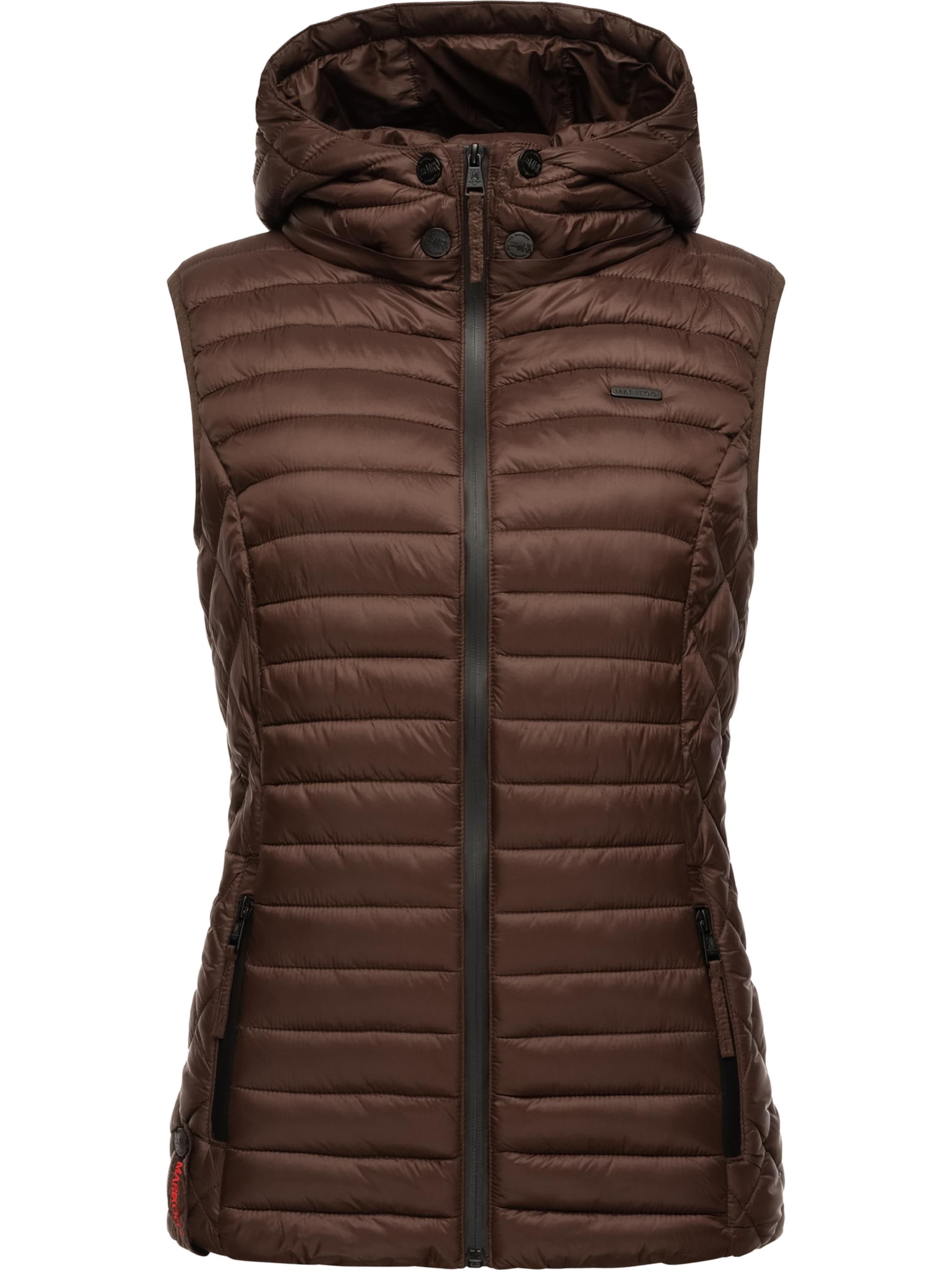 MARIKOO Γιλέκο &#x27;Hasenpfote&#x27; σε καφέ: μπροστά