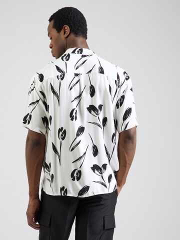 JACK & JONES Comfort fit Srajca 'JJEJeff Charge' | bela barva