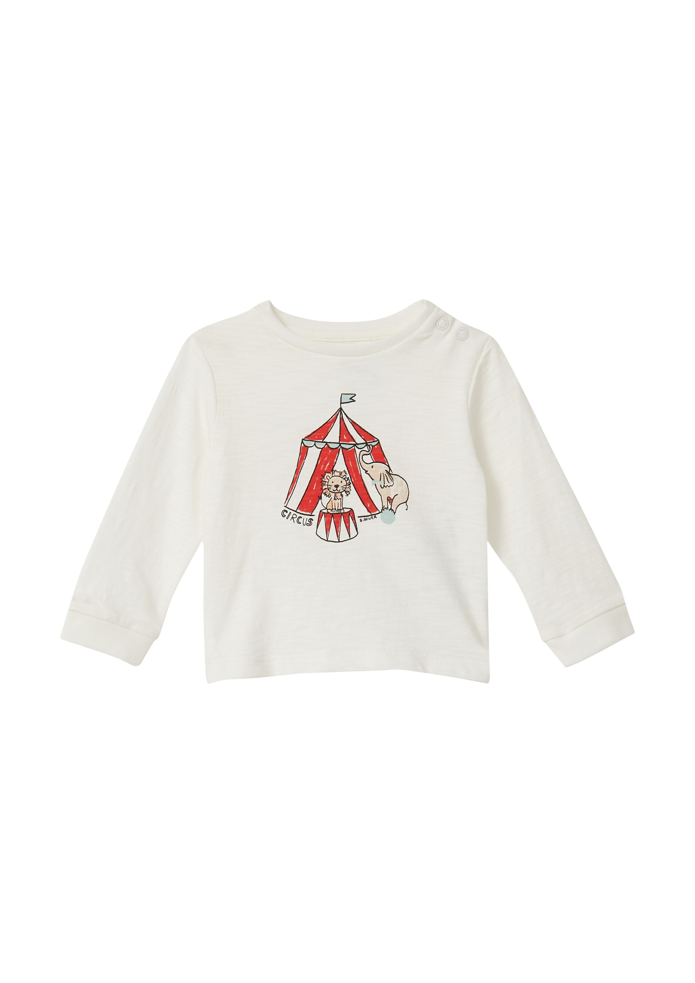 s.Oliver Shirt in Wit: voorkant