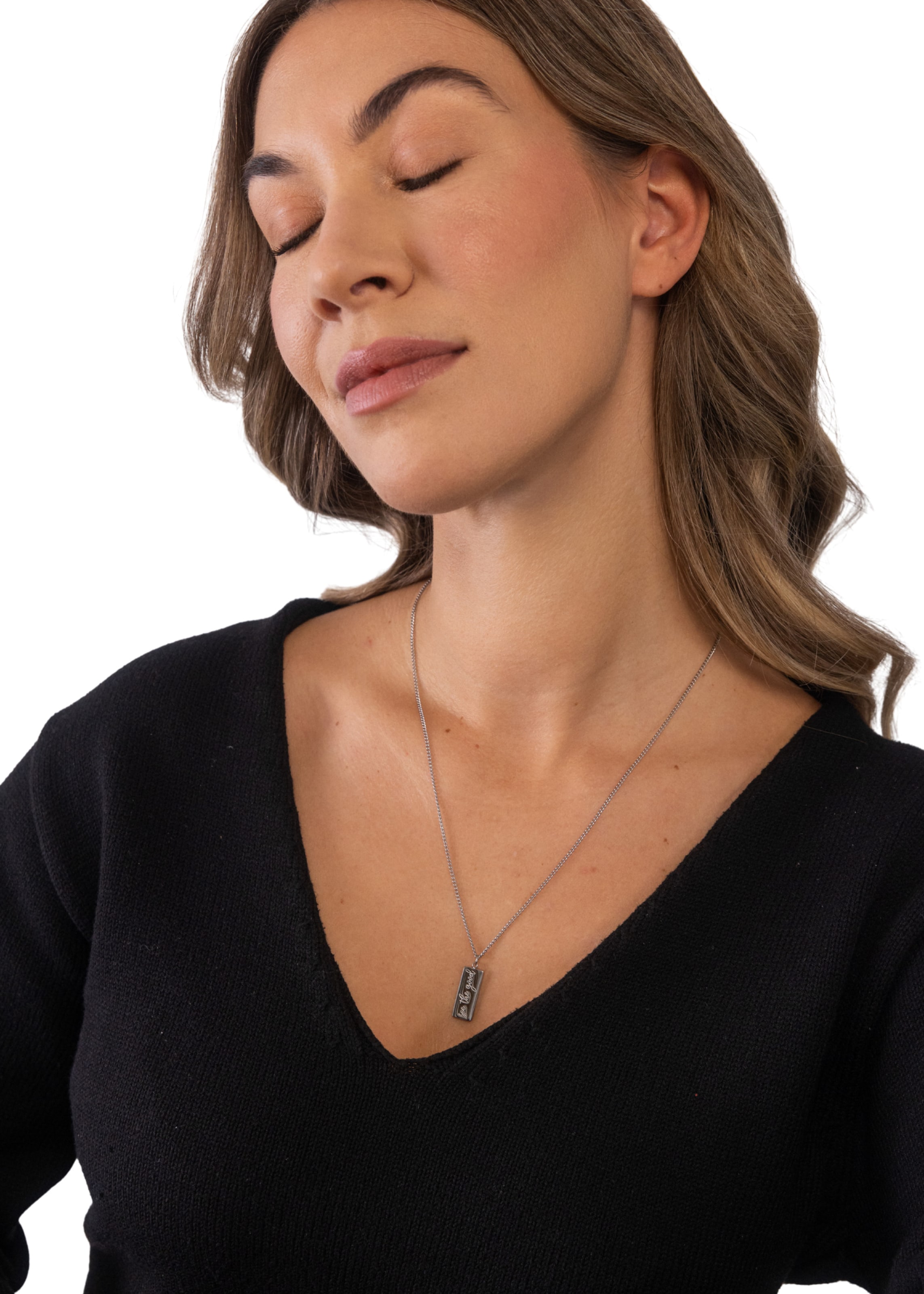PURELEI Necklace 'See the good' in Silver