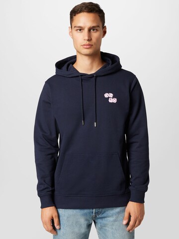 Sweat-shirt 'AWKWARD' Only & Sons en bleu : devant