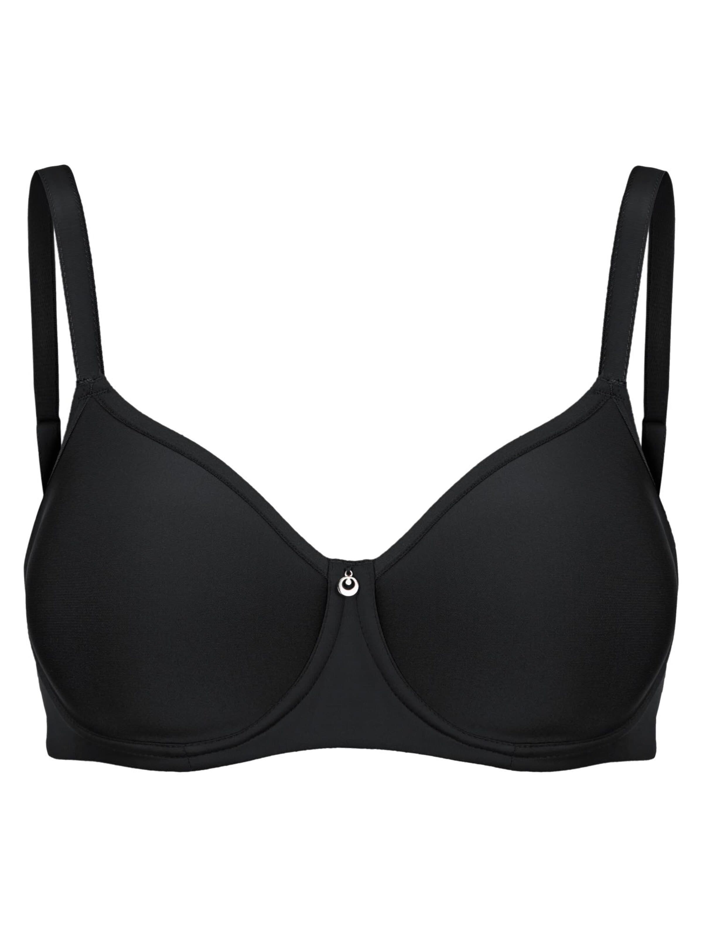 SUSA Bra 'Catania' in Black: front