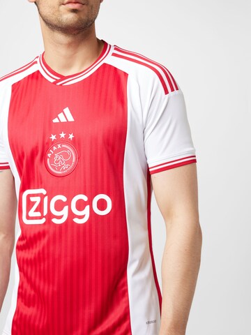 ADIDAS PERFORMANCE Αθλητική φανέλα 'Ajax Amsterdam 23/24 Home' σε κόκκινο