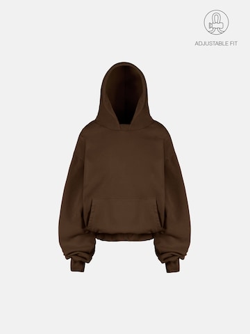 ENRAGE Sweatshirt 'THE BLANC' in Brown: front