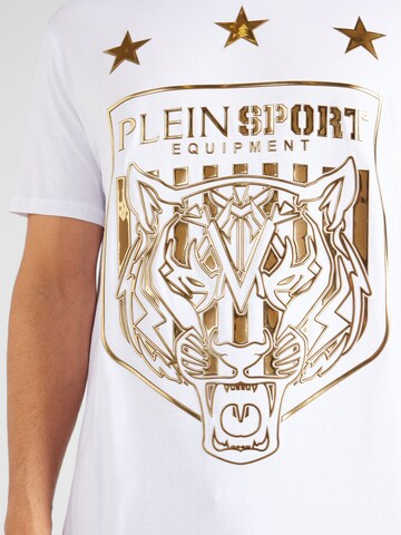 Maglietta 'Tiger' di Plein Sport in bianco