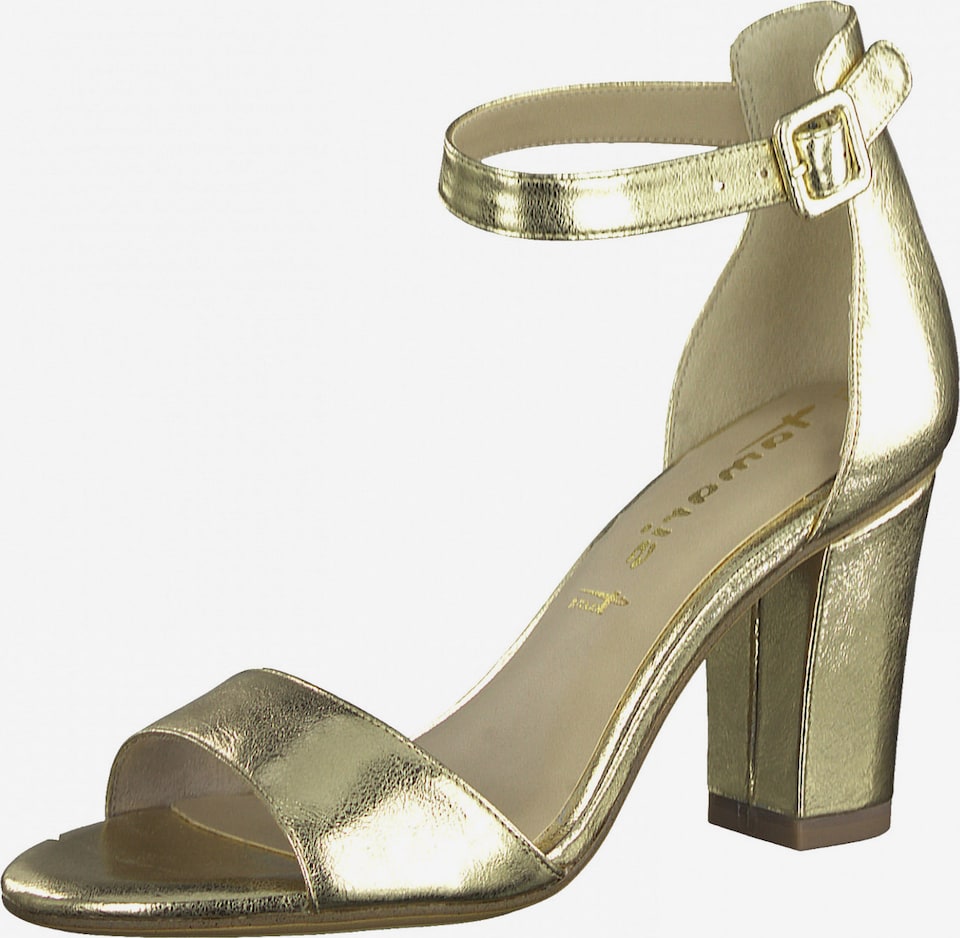 Clarks Dames Deva Mae enkelbandje hakken, Goud, 40 EU Clarks Dames Deva Mae enkelbandje hakken, Goud, 40 EU