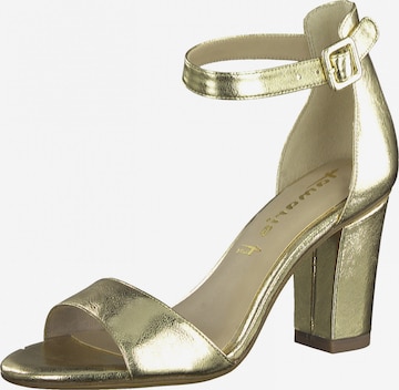 TAMARIS Strap sandal in Gold: front