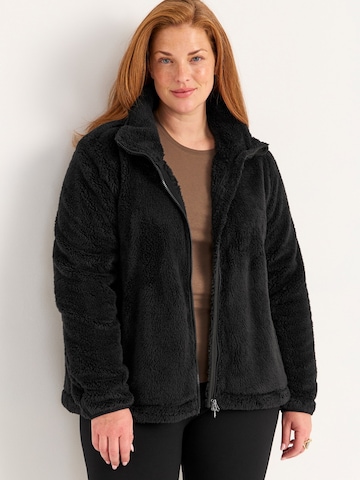 Cellbes of Sweden Fleece jas in Zwart: voorkant