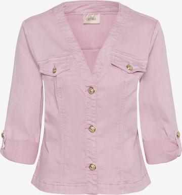 rožinė Cream Demisezoninė striukė 'CRVisti': priekis