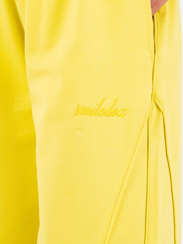 Smilodox Loosefit Broek in Geel