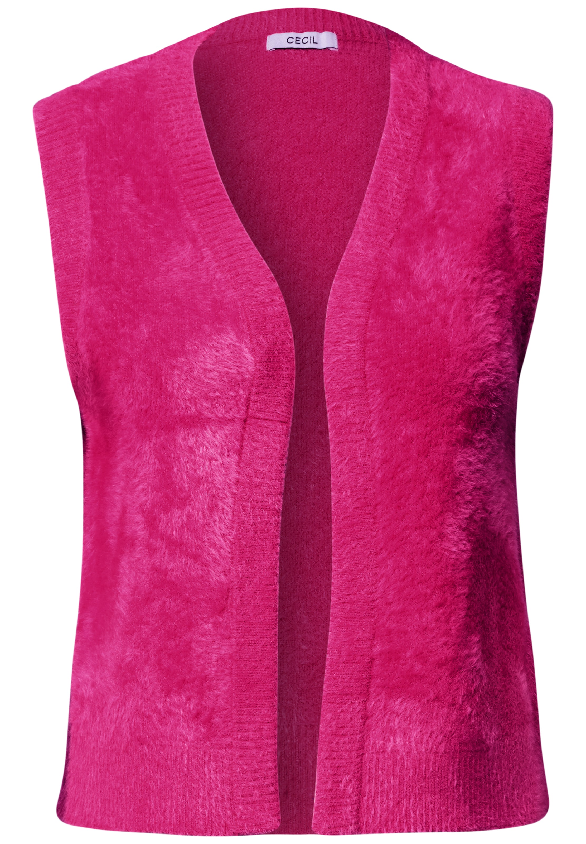 CECIL Strickweste in Pink: Vorderseite