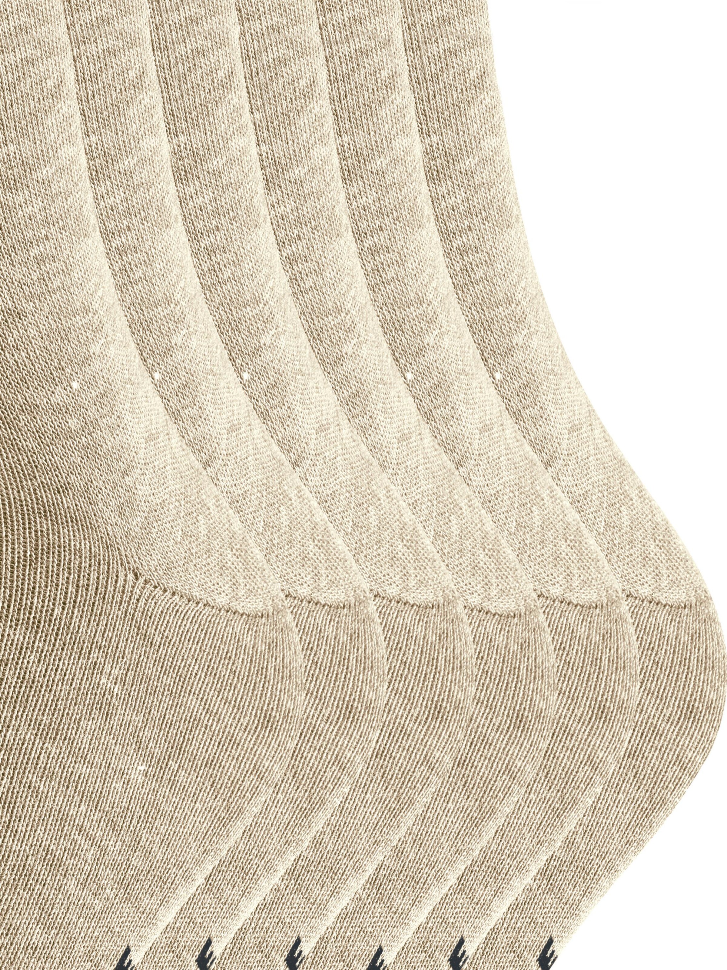 FALKE Socks 'Happy 6-Pack' in Beige