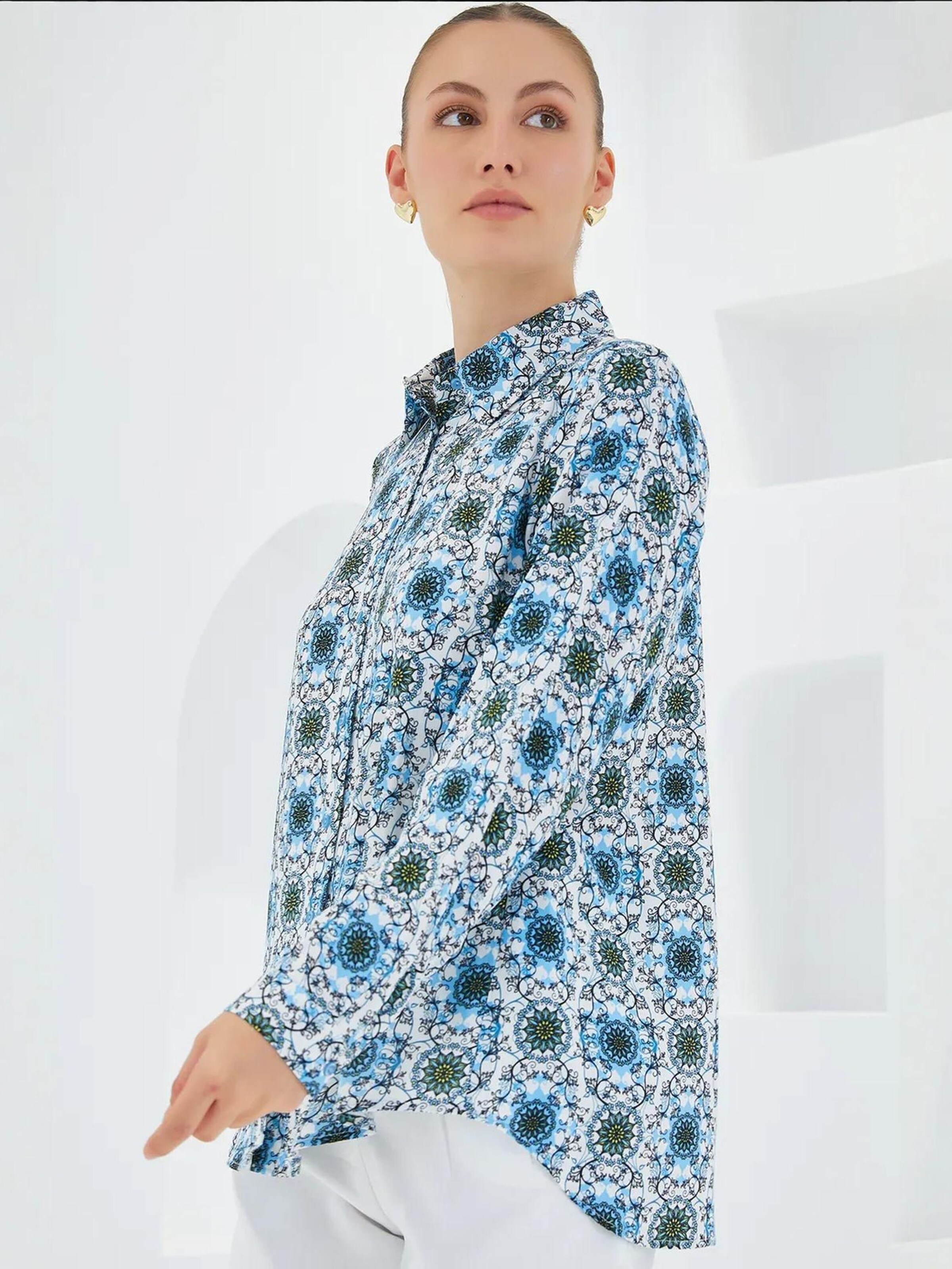 Chemisier Bigdart en bleu