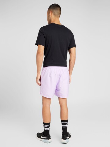 Nike Sportswear Štandardný strih Nohavice - fialová