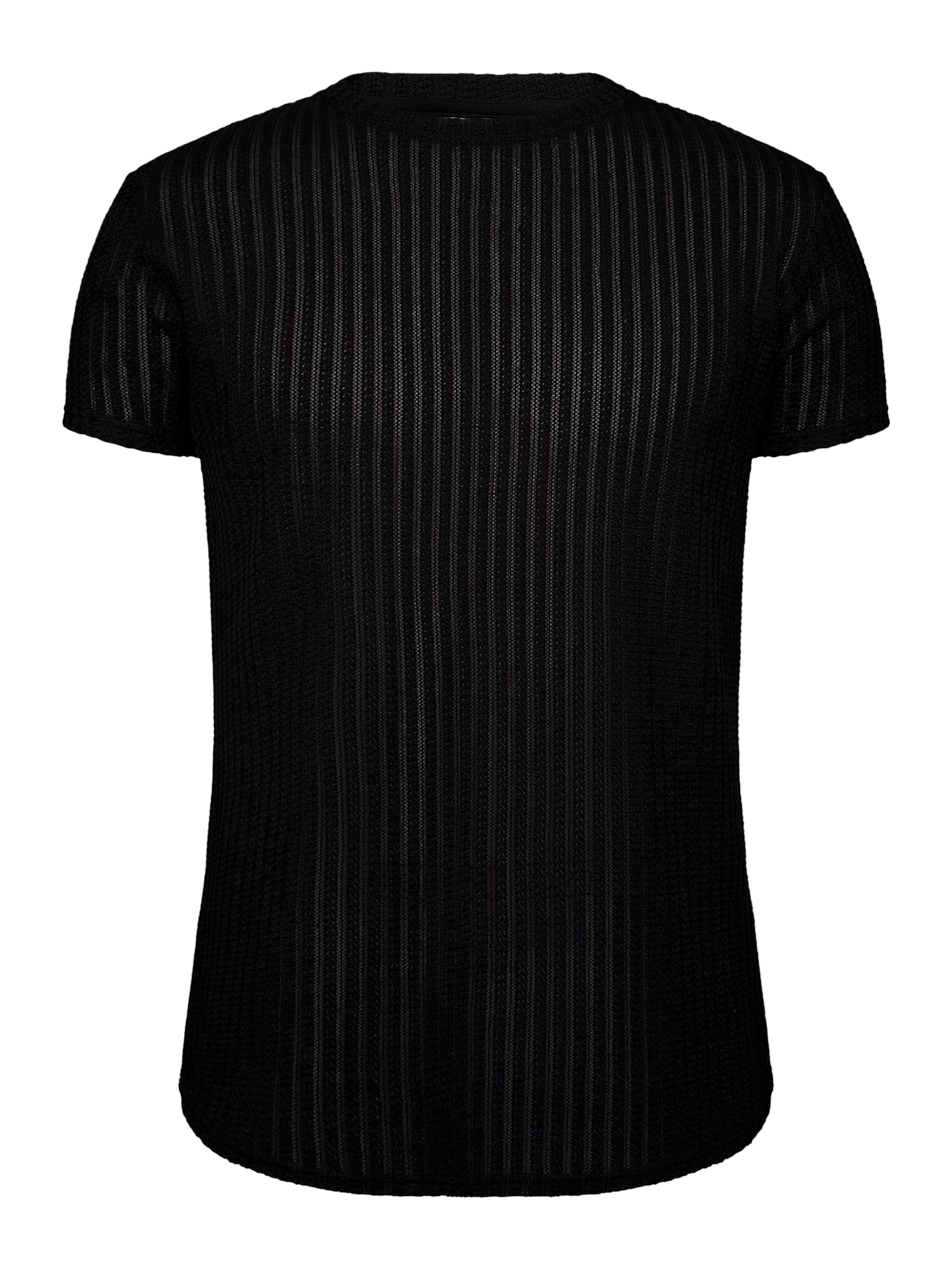 SikSilk Shirt in Black: front