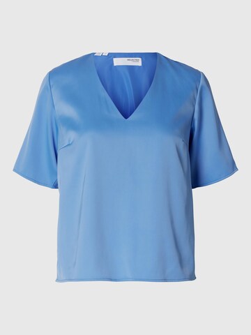 SELECTED FEMME Bluse i blå