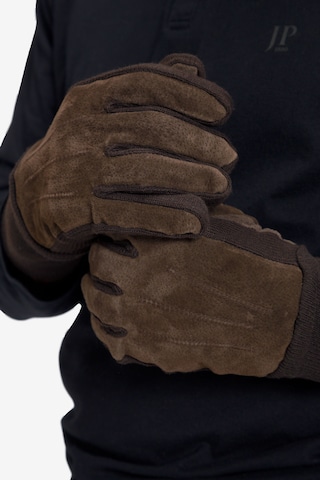 JP1880 Full Finger Gloves in Brown: front
