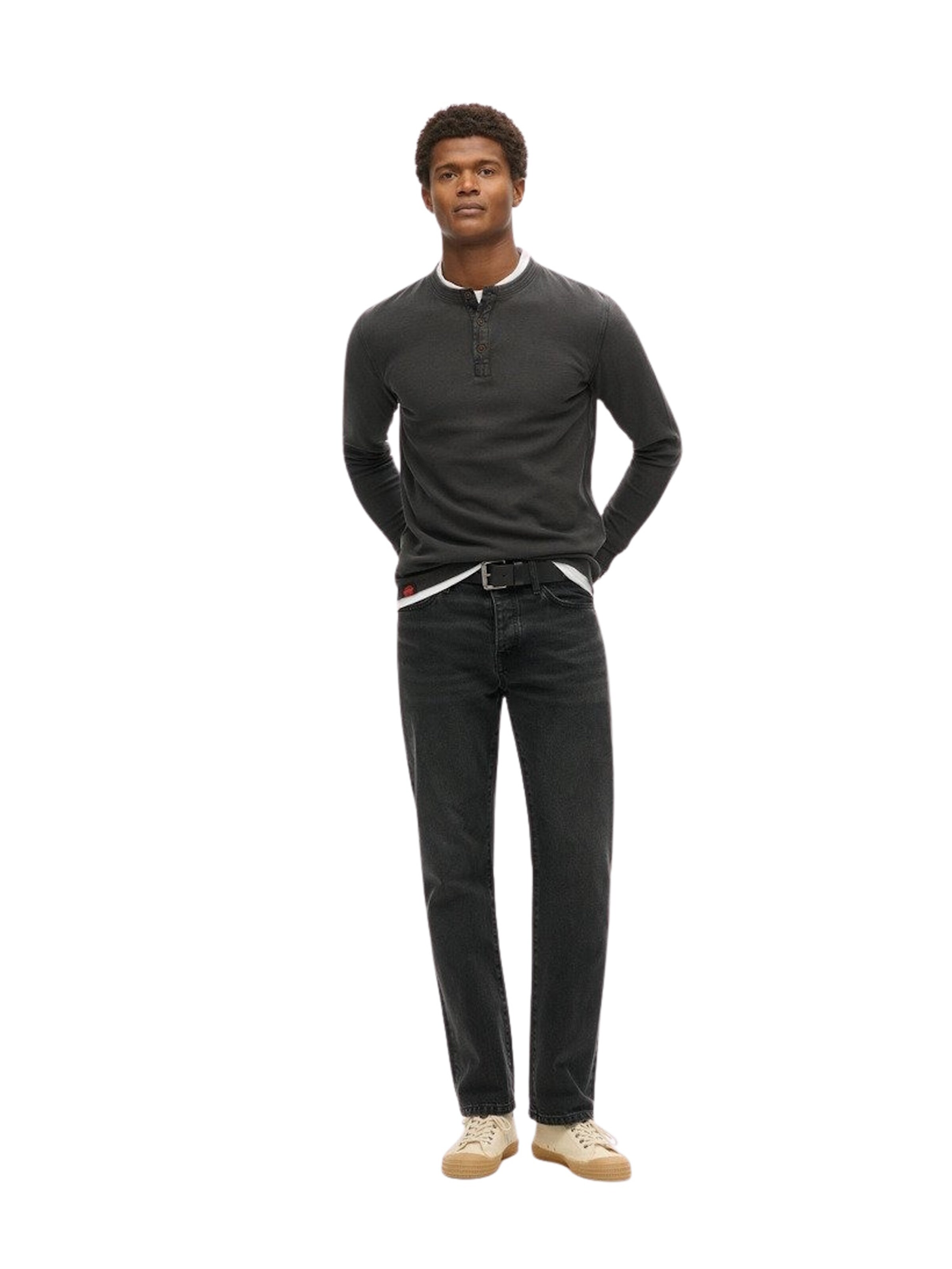 Superdry Shirt in Zwart