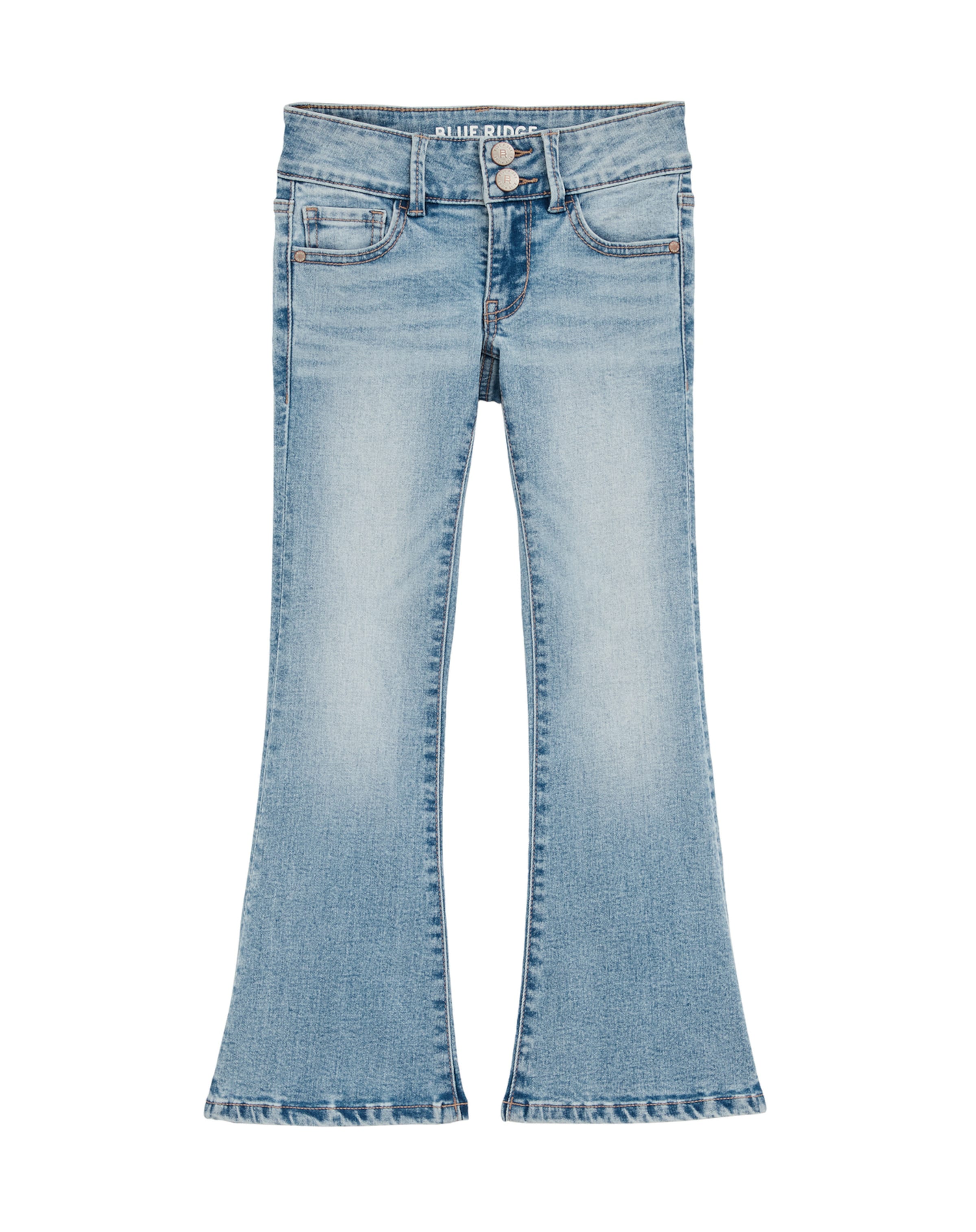 WE Fashion Flared Jeans in Blue: front