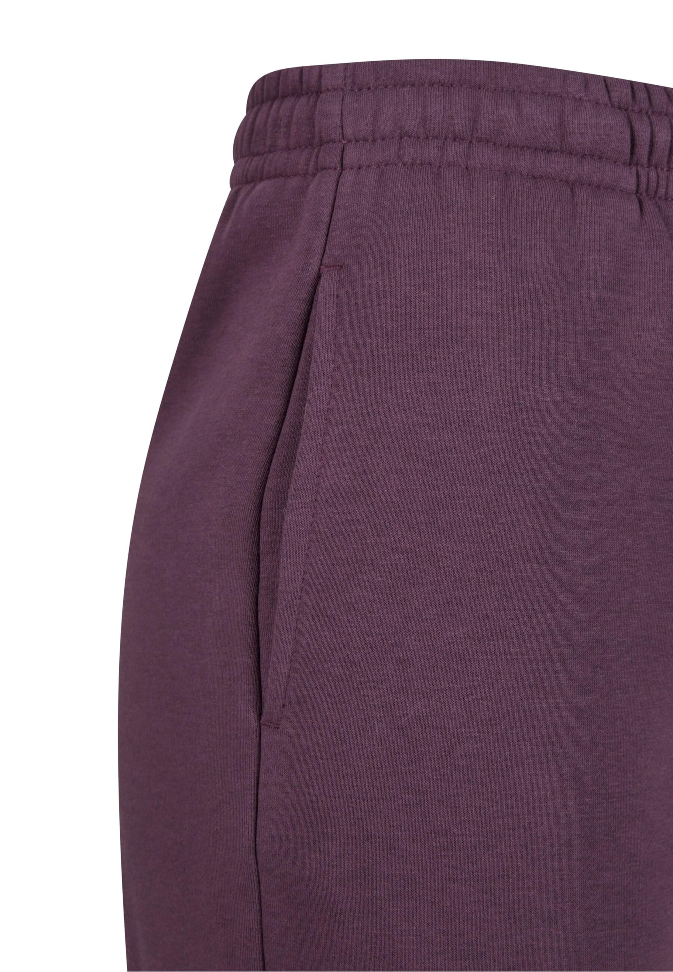 Urban Classics Tapered Trousers in Purple