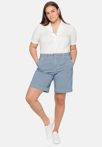 SHEEGO Regular Shorts in Blau