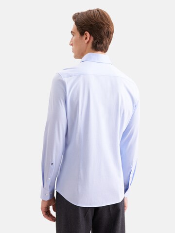 SEIDENSTICKER Slim Fit Businesshemd in Blau