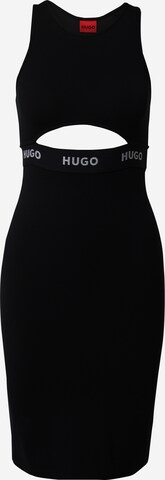 HUGO Kleid 'Nassari' in Schwarz: predná strana