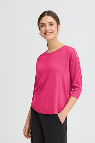 Cardigan 'FRZubasic 114' Fransa en rose : devant