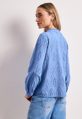 STREET ONE Bluse in Blau