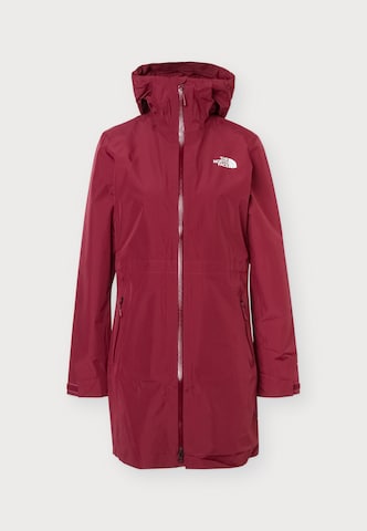 THE NORTH FACE Outdoorová bunda 'HIKESTELLER' - Červená: predná strana