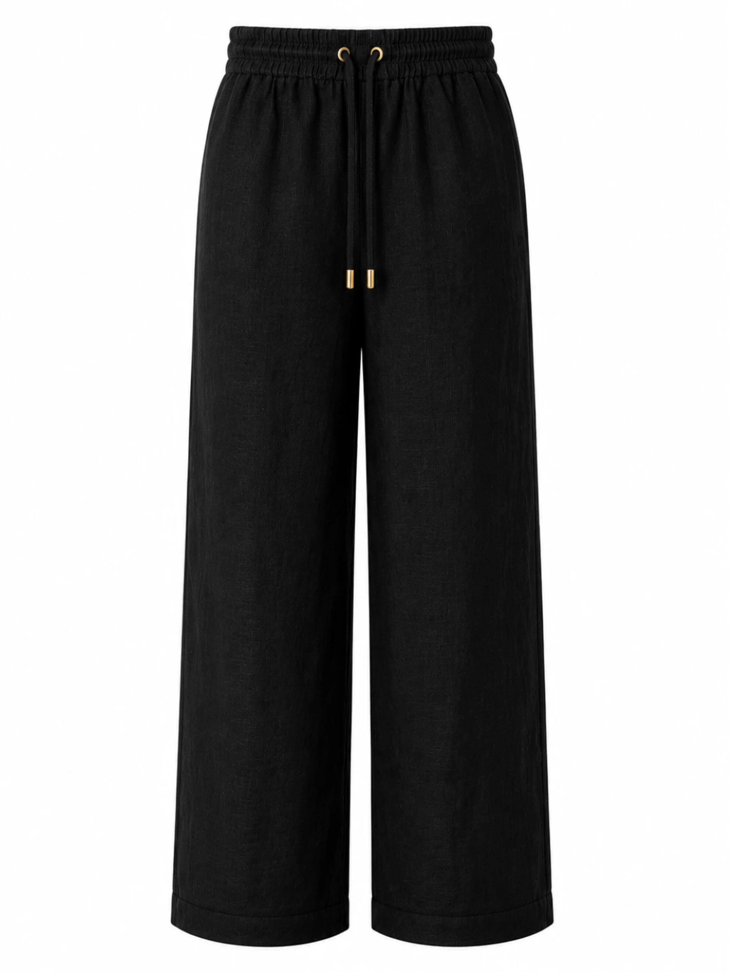 BREEZERA Wide leg Pants in Black: front