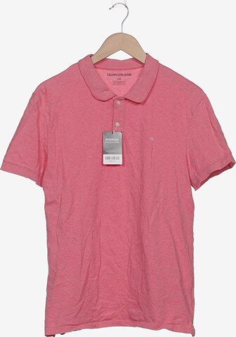 Calvin Klein Jeans Poloshirt L in Pink: predná strana
