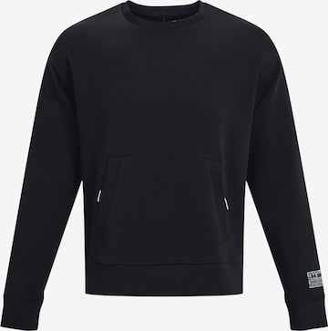 UNDER ARMOUR Athletic Sweatshirt 'Summit' in Black: front