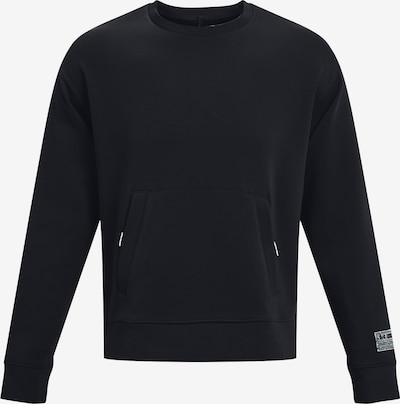 UNDER ARMOUR Sportsweatshirt 'Summit' in schwarz / weiß, Produktansicht