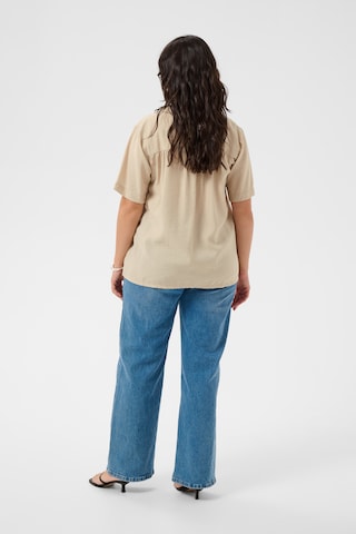 KAFFE CURVE - Blusa 'Odetha' en beige