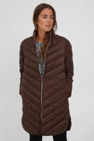 Fransa Winter Coat 'BAPADDING 5' in Brown: front