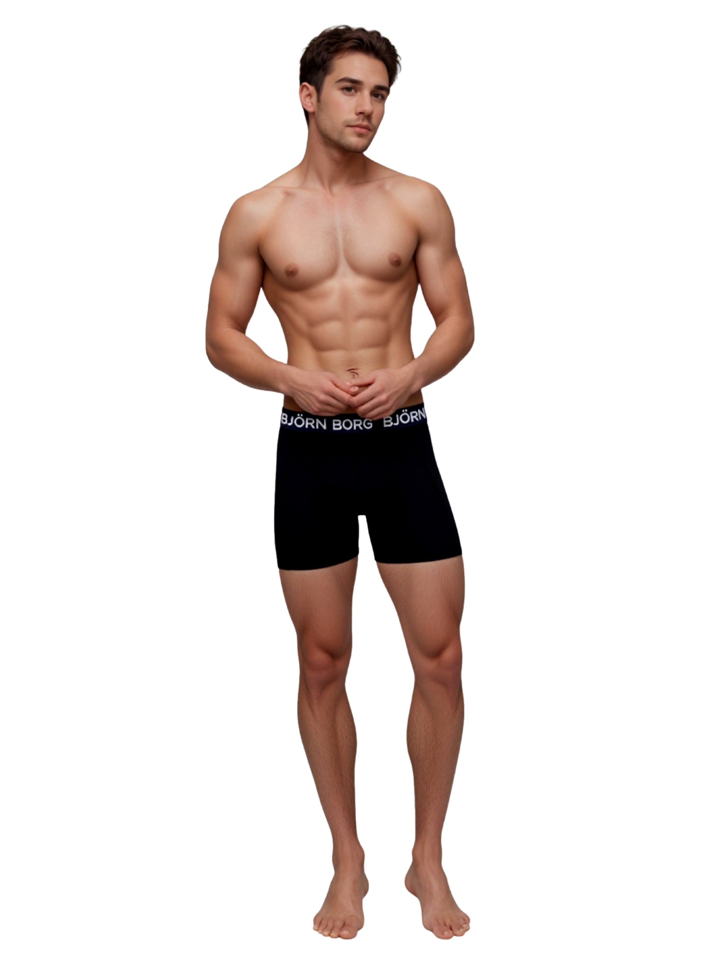 BJÖRN BORG Boksershorts i sort