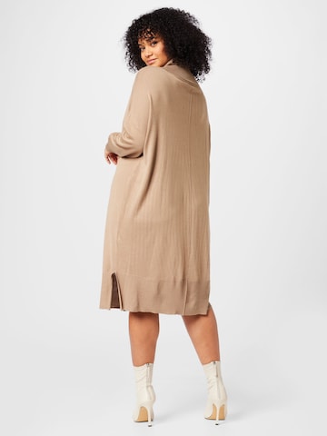 Fransa Curve Jurk in Beige