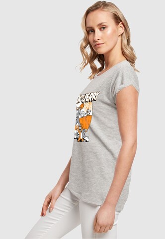 ABSOLUTE CULT T-Shirt 'Tom And Jerry - Baseball' in Grau