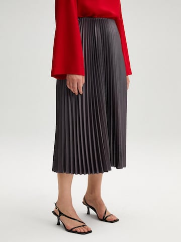 Touche Prive Sukně 'Pleated Skirt' – šedá