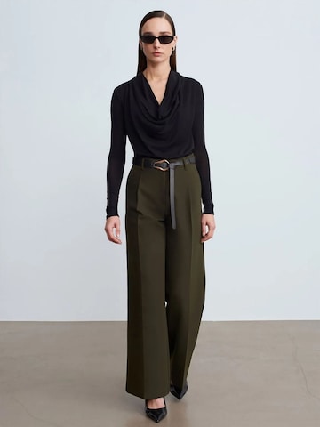 Dilvin Wide Leg Hose in Grün