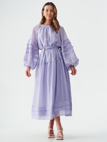 Robe 'FRANC' The Fated en violet : devant