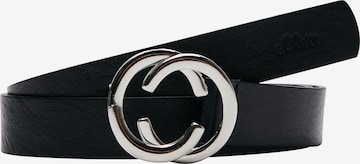 Ceinture s.Oliver en noir : devant