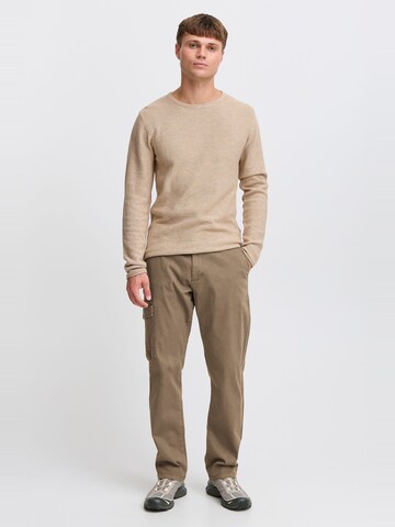 INDICODE JEANS Regular Cargo Pants in Beige
