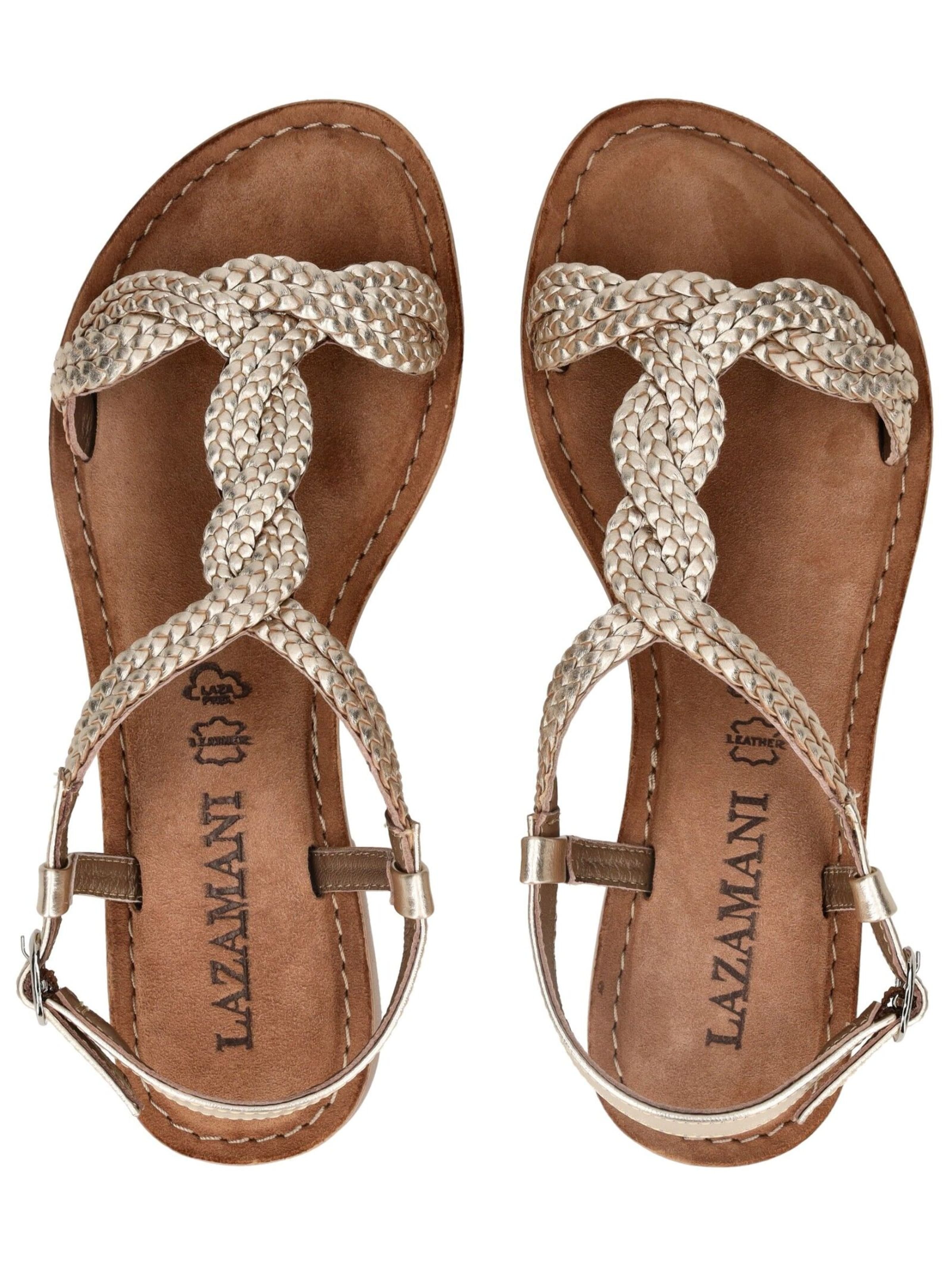 LAZAMANI Sandals in Gold