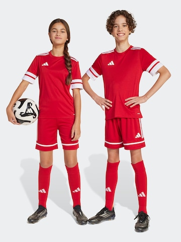 ADIDAS PERFORMANCE Regular Sportbroek 'Squadra 25' in Rood: voorkant