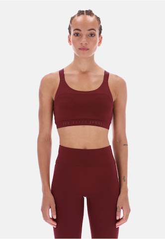 Ted Baker Bustier Sport-BH in Rot: Vorderseite